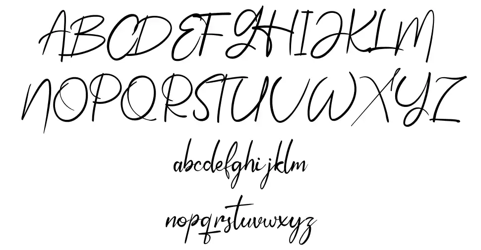 Beautiful Lentteringfont specimens