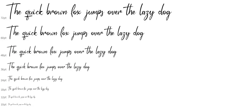 Beautiful Lentteringfont waterfall