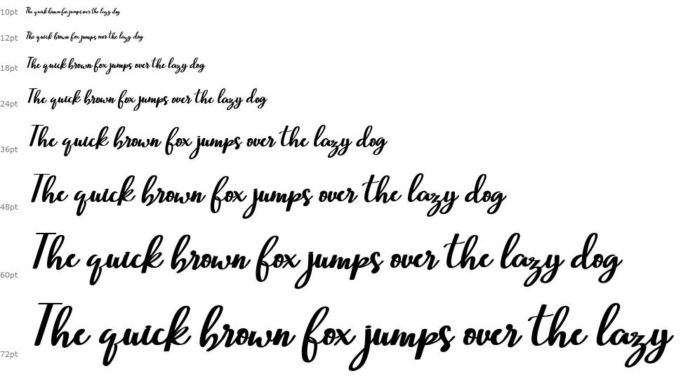 Beautiful Script font Şelale