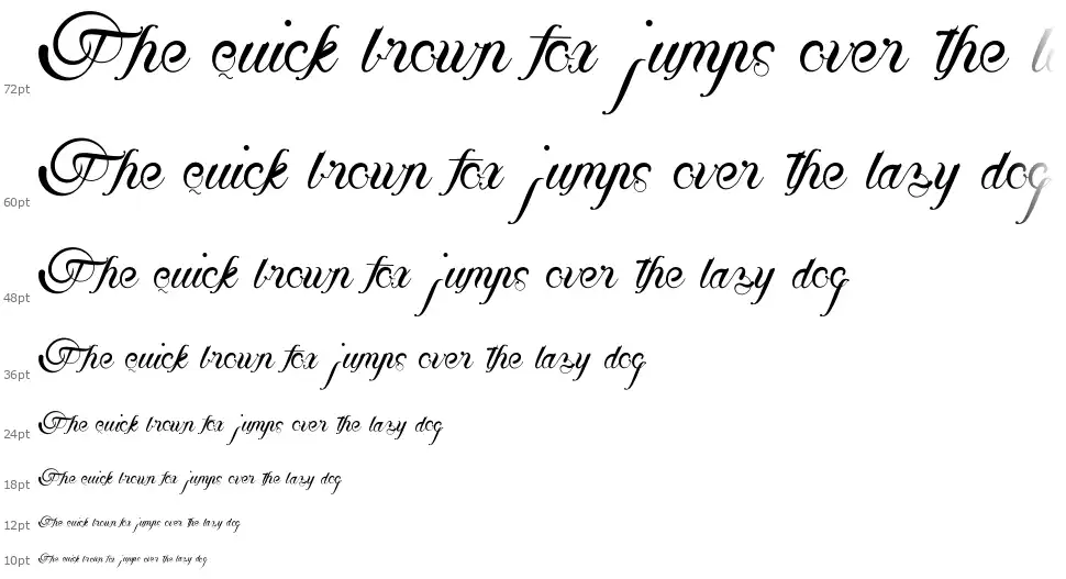 Beautifulyfont waterfall
