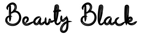 Beauty Black font