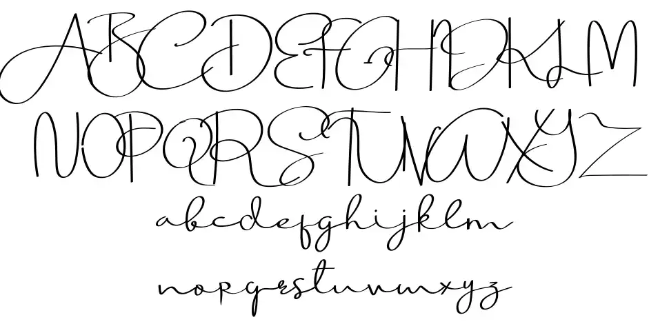 Beauty Dream font Örnekler