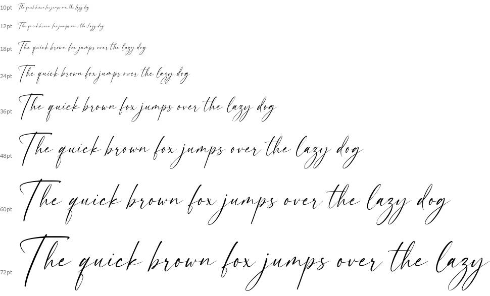 Beauty Handwriting шрифт Водопад