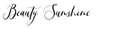 Beauty Sunshine font