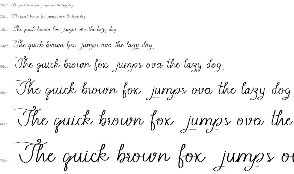 Beautylope font Şelale