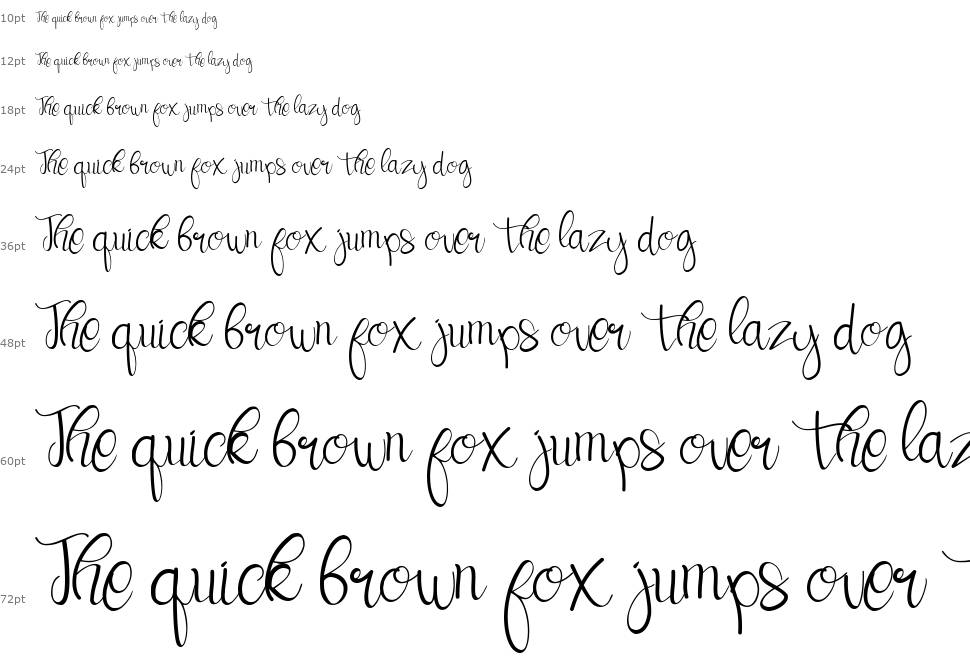Beautype font Şelale