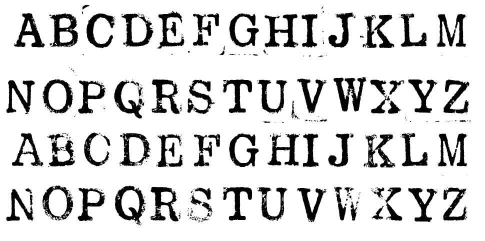 Bebete フォント 標本