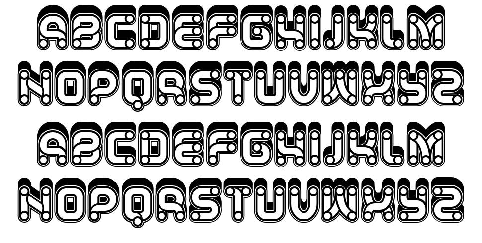 Bebi font specimens