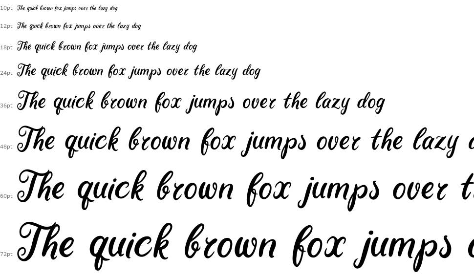 Becky Tahlia font Waterfall
