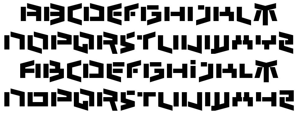 Bedlam Remix font specimens