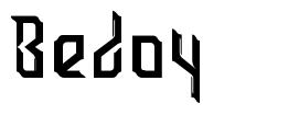 Bedoy font