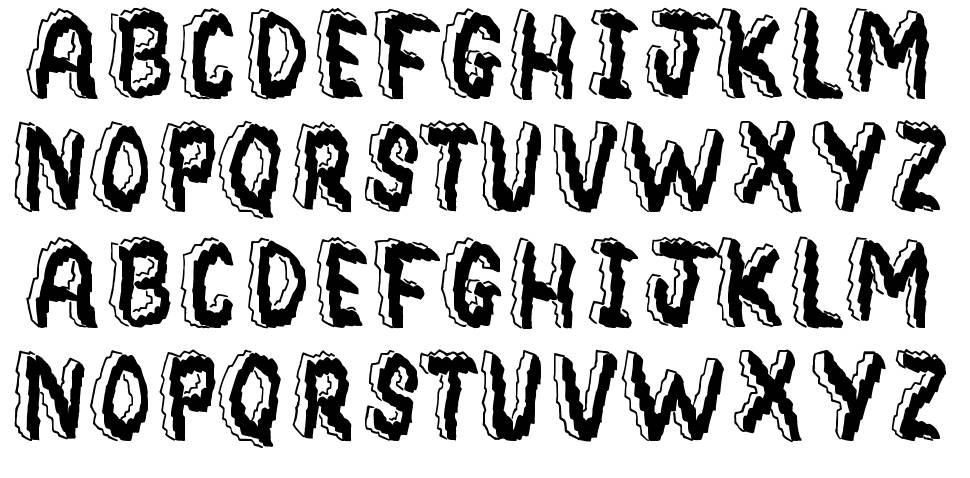 Bedrock フォント 標本