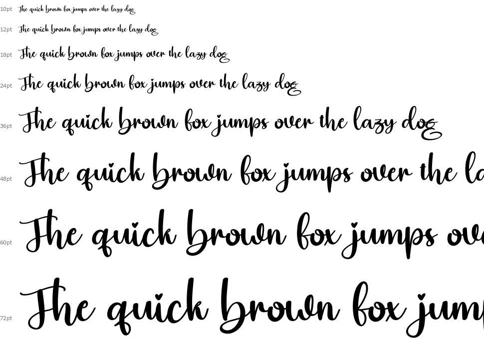 Beelover font Waterfall