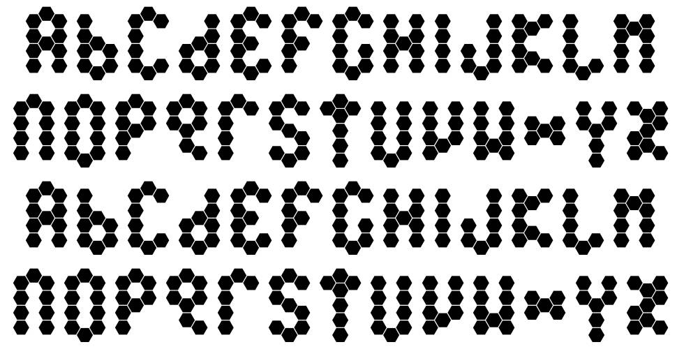 Beetype font specimens