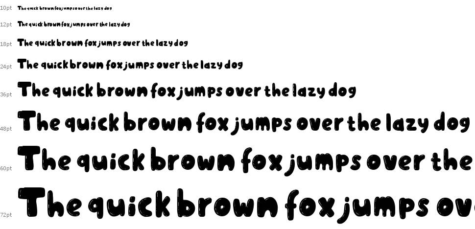 Beezybee Container font Waterfall