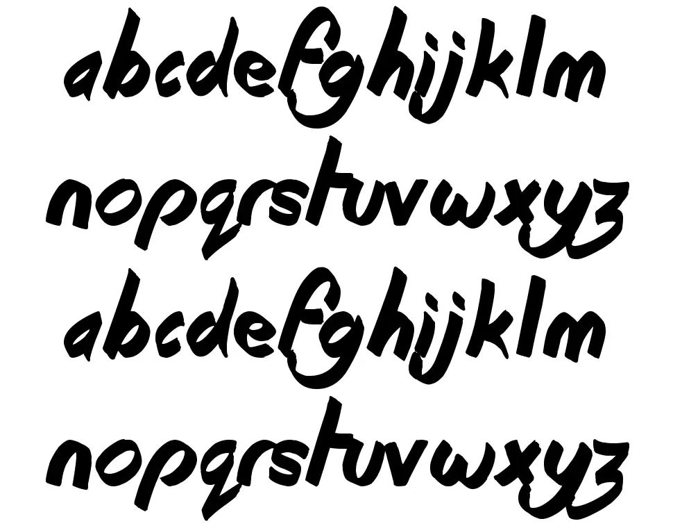 Beginning of Summerfont specimens