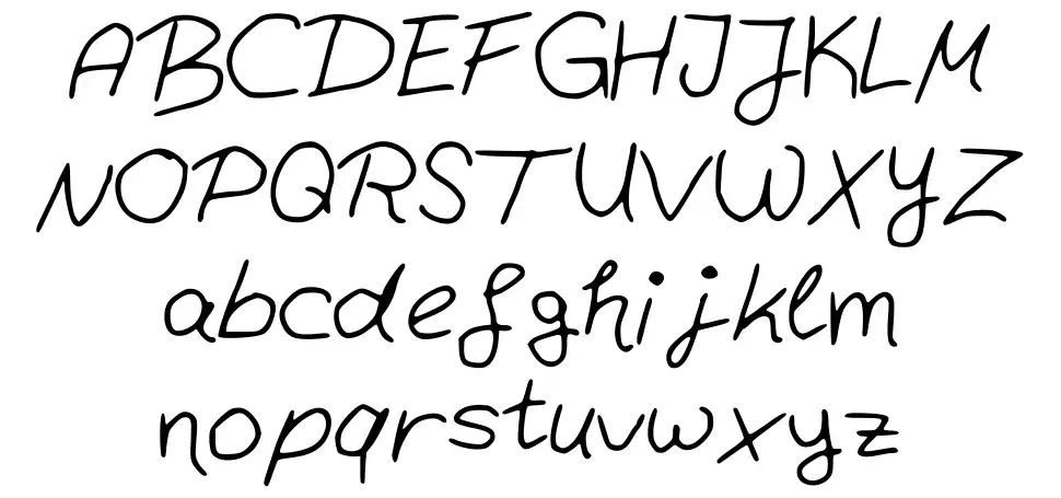 Behind the Mirrorfont specimens
