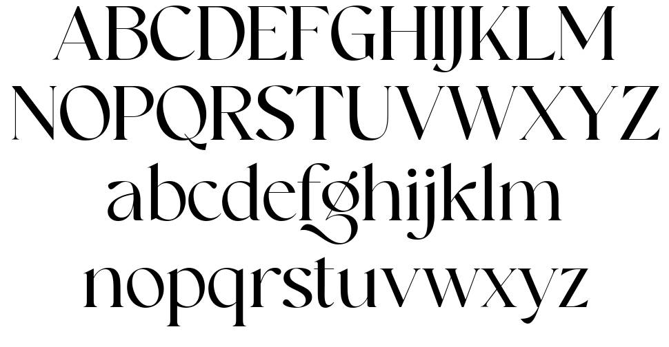 Belgan Aesthetic font specimens