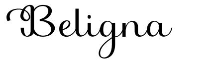 Beligna шрифт