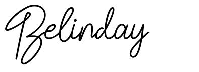 Belinday шрифт