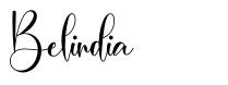 Belindia шрифт