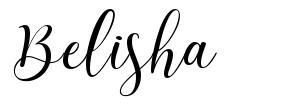 Belisha шрифт