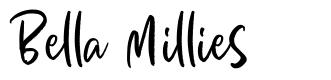 Bella Millies písmo