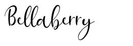 Bellaberry font