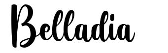 Belladia font