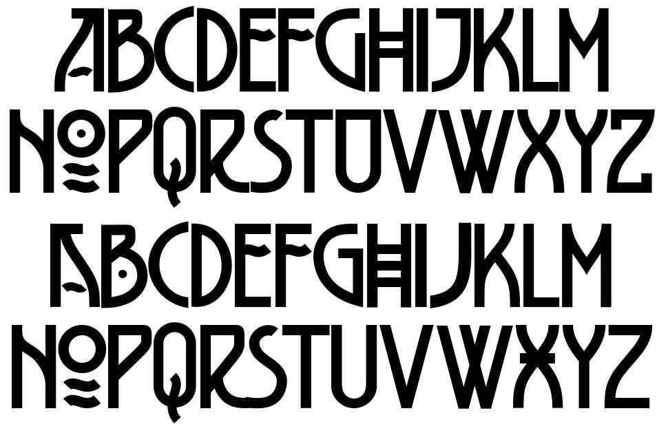 Belladona font specimens