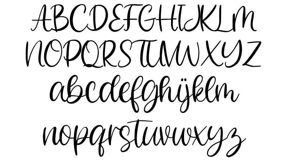 Bellafela font Örnekler