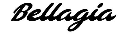 Bellagia шрифт