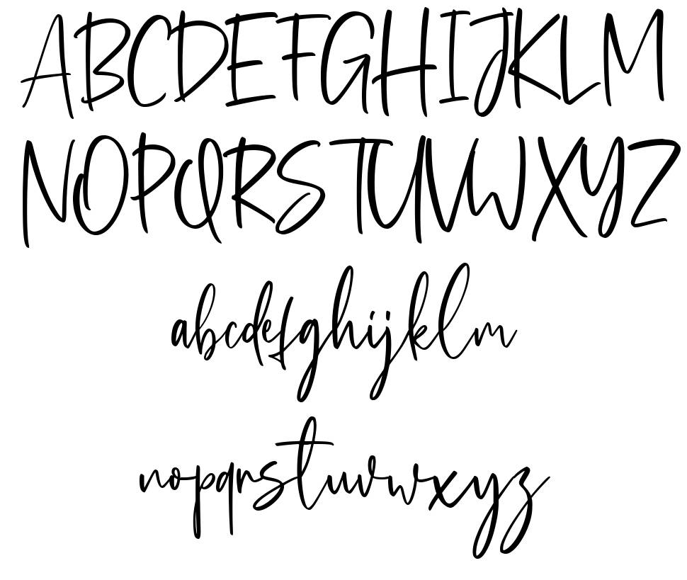 Bellagio font Örnekler