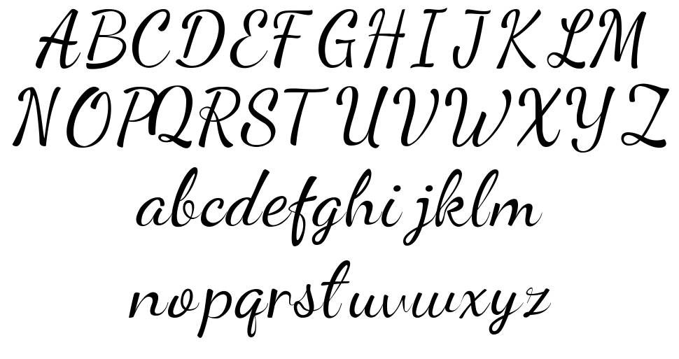 Bellaif font specimens
