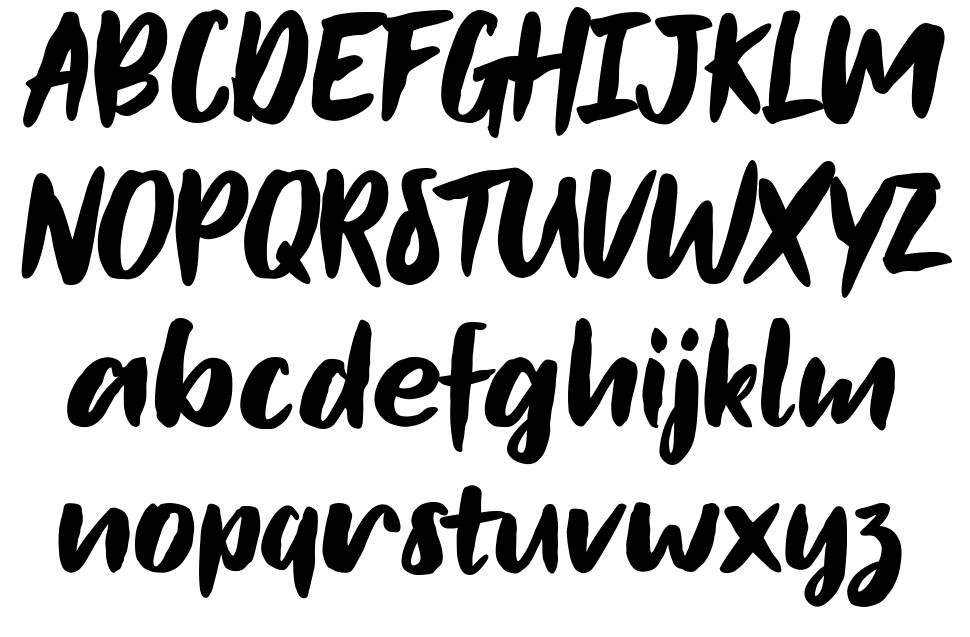Bellarsky font specimens