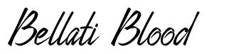 Bellati Blood font