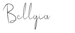 Bellgia шрифт