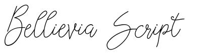 Bellievia Script шрифт