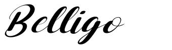 Belligo шрифт