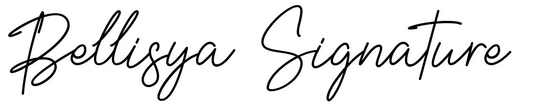 Bellisya Signature písmo