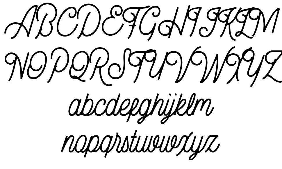 Bellonion font Örnekler