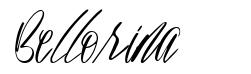 Bellorina 字形