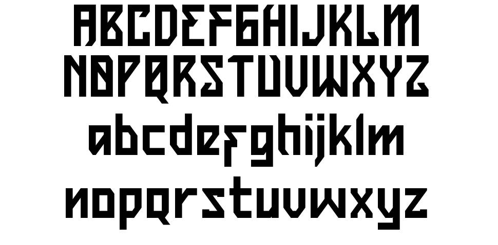 Belltrain 字形 标本