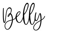 Belly font
