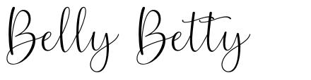 Belly Betty schriftart