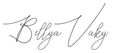 Bellya Vaky шрифт