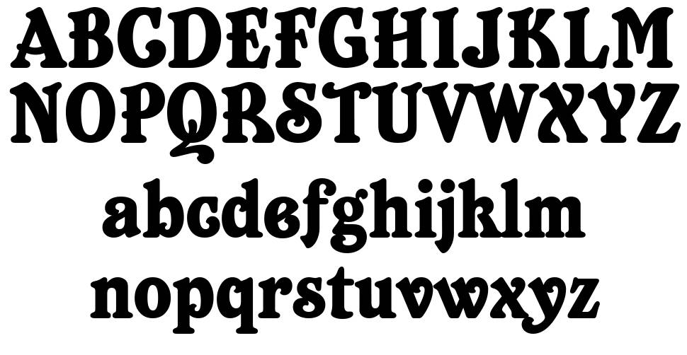 Belshaw font specimens