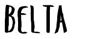 Belta шрифт
