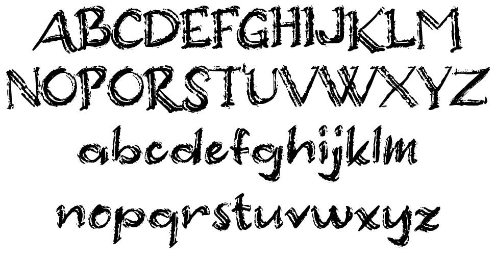 Beludru font specimens