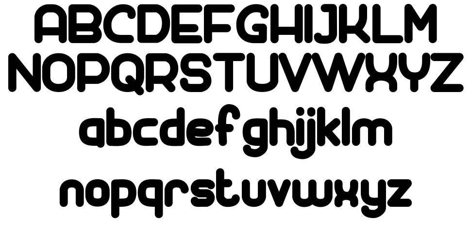 Belvesnut Sans font specimens